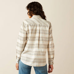 Ariat Women's Mustard Jacquard Billie Jean Shirt