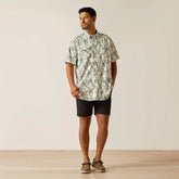 Ariat Men's VentTEK Papyrus Outbound Short Sleeve Shirt