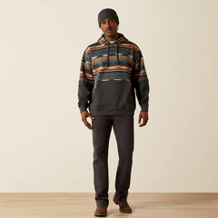 Ariat Men's Rust Color Block Hoodie