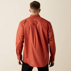 Ariat Men's Brick Red Team Porter Classic Fit Shirt