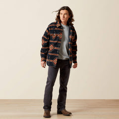 Ariat Men's Dark Grey Hensley Corduroy Retro Shirt Jacket