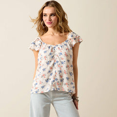 Ariat Women's Floral Print Lynn Top