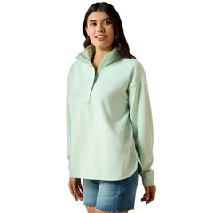 Ariat Women's Dusty Aqua Breeze 1/2 Zip Sweatshirt