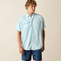 Ariat Men's VentTEK Outbound Classic Fit Blue Glow Shirt
