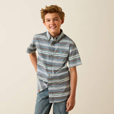Ariat Boys Excalibur Pauline Short Sleeve Botton Up Shirt