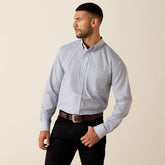Ariat Men's Wrinkle Free Weather Vane Leandro Classic Fit Shirt