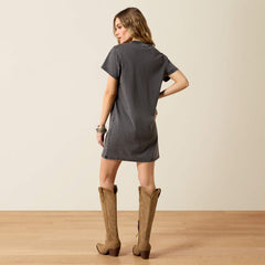 Ariat Charcoal Mineral Wash Wild West Tee Dress