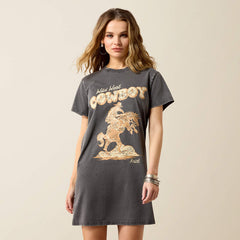 Ariat Charcoal Mineral Wash Wild West Tee Dress