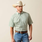Ariat Men's Laurel Green Wrinkle Free Worthington Classic Fit Shirt