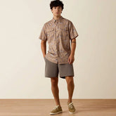 Ariat Printed Cartouche VentTEK Western Fitted Snap Shirt