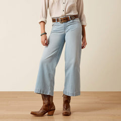Ariat Women's Perfect Rise Clare Wide Leg Crop Jeans
