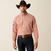 Ariat Men's Team Dixon Classic Fit Shirt | Ketchup Multi Geo Print