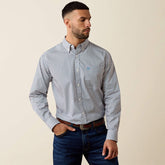Ariat Men's Perez Classic Fit Shirt | White Geometric Print