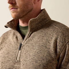 Ariat Men's Caldwell 1/4 Zip Sweater | Savannah Tan