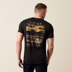 Ariat Men's Monument Gaucho Tee | Black