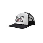 Ariat Men's Balck & White Brim Rope Baseball Hat