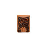 Ariat Men's Bifold Money Clip Western Wallet