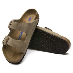 Arizona Soft Footbed Taupe Birkenstock Sandal