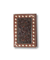 Ariat Floral Buckle Lace Trifold Wallet