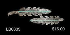 Antique Silver Feather Bracelet