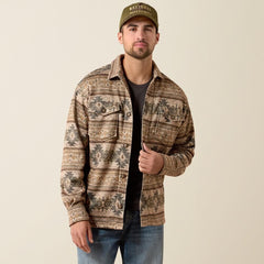 Ariat Men's Caldwell Printed Shirt | Savannah Tan Southwest
