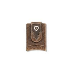 Ariat Men's Brow Rowdy Card Case with Money Clip