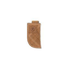 Ariat Vertical Cross Stitch Patch Brown Knife Sheath