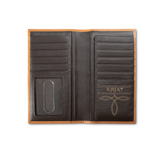 Ariat Floral Banner Tan Accessories Wallet