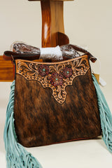 Ariat Lorelei Tan Calf Hair Crossbody Bag