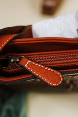 Ariat Lorelei Tan Calf Hair Crossbody Bag