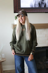 Ariat Women's Threaded Through Hoodie | Ivy Green