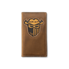 Ariat Incognito Medium Brown Rodeo Checkbook Wallet