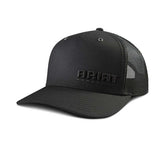 Ariat Black Offset Embroidered Richardson 112 Hat