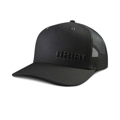 Ariat Black Offset Embroidered Richardson 112 Hat