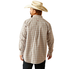 Ariat Men's Grey Pro Series Classic Plaid Long Sleeve Shirt