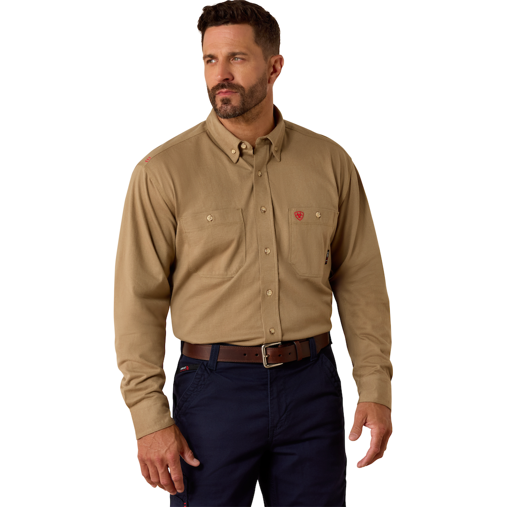 Ariat FR Airified Field Khaki Work Shirt