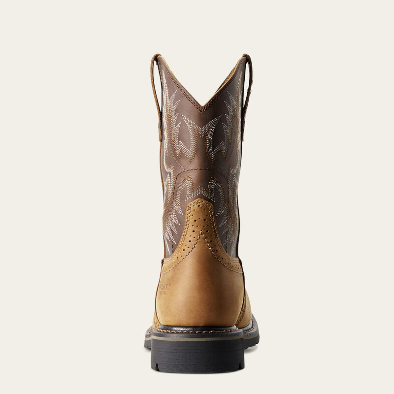 Arait Men's Sierra Steel Wide Square Toe Work Boot