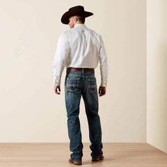 Ariat Men's M4 Coltrane Relaxed Fit Boot Cut Jeans | Durable 100% Cotton Denim