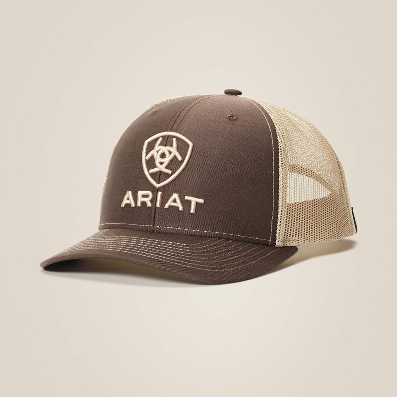 Ariat Logo Brown Baseball Hat