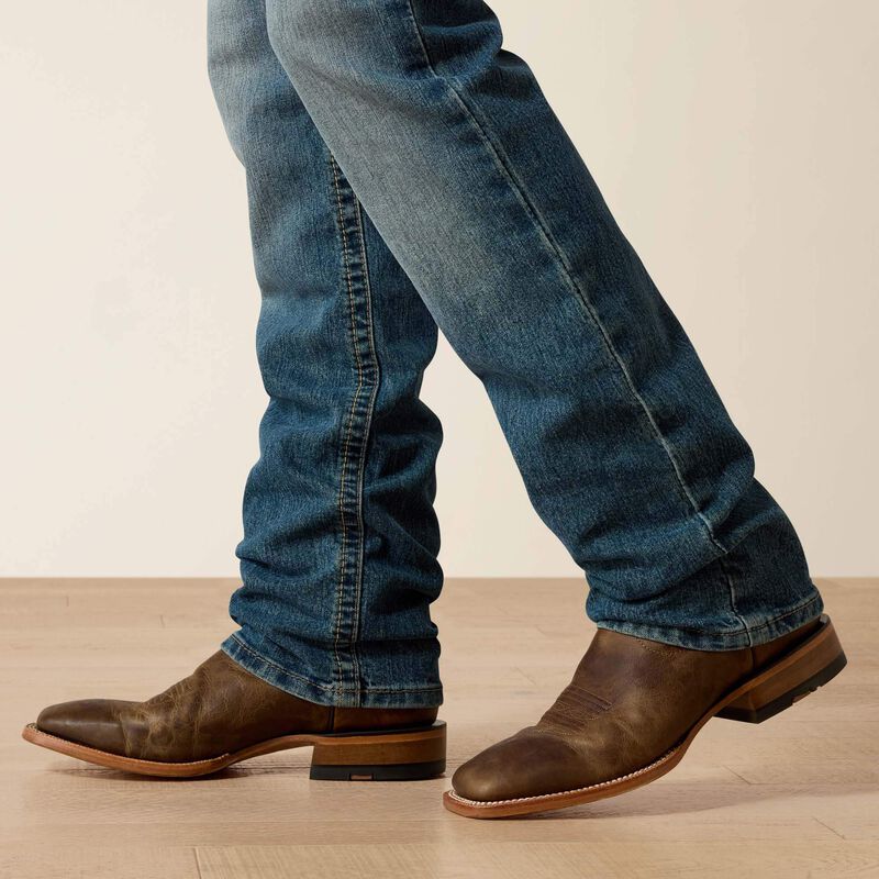 Ariat Men's M4 Low Rise Stretch Stockton Stackable Straight Leg Jean