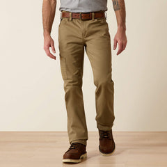 Ariat Men's Rebar M7 DuraStretch Made Tough Straight Khaki Pants