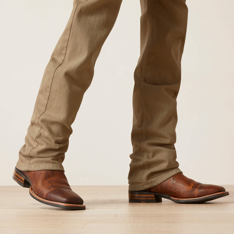 Ariat Men's M7 Grizzly Dark Khaki Straight Jean