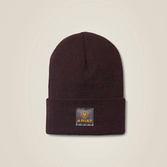 Ariat Watch Cap Beanie - Burgundy