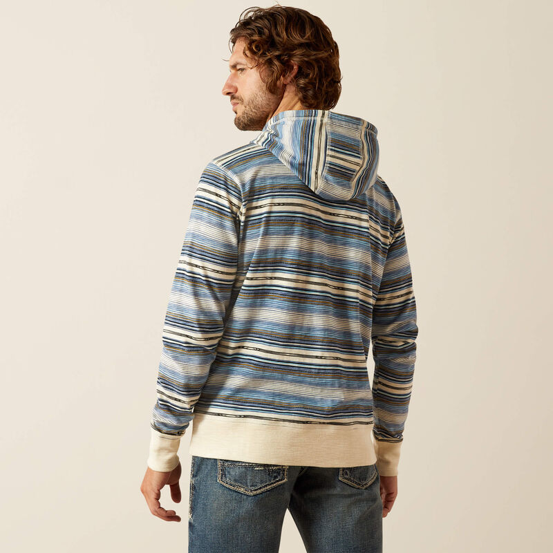Ariat Men's Bone White Lightweight Retro Hoodie