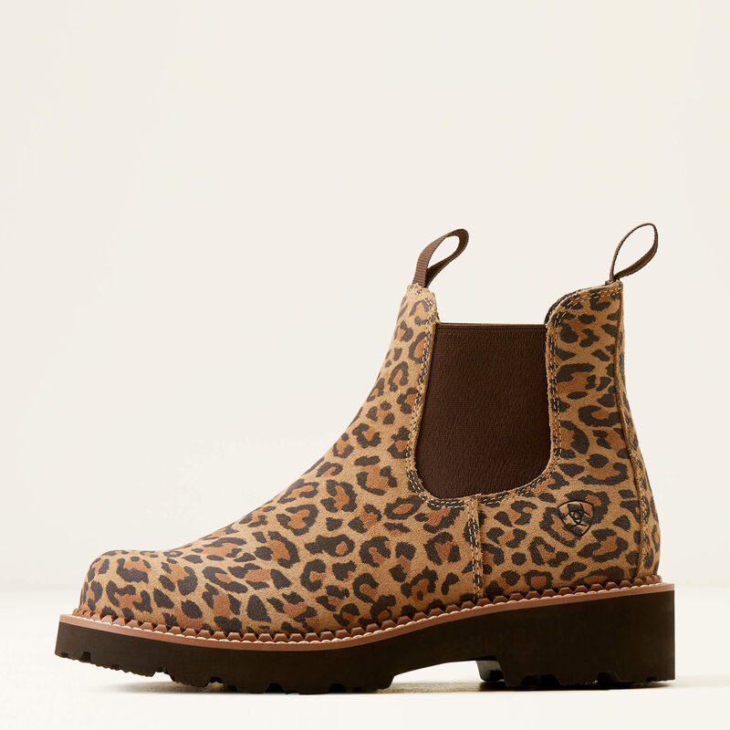 Ariat Fatbaby Twin Gore Western Boot- Leopard