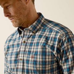 Ariat Men's Teal Pro Series Parrin Classic Fit Shirt