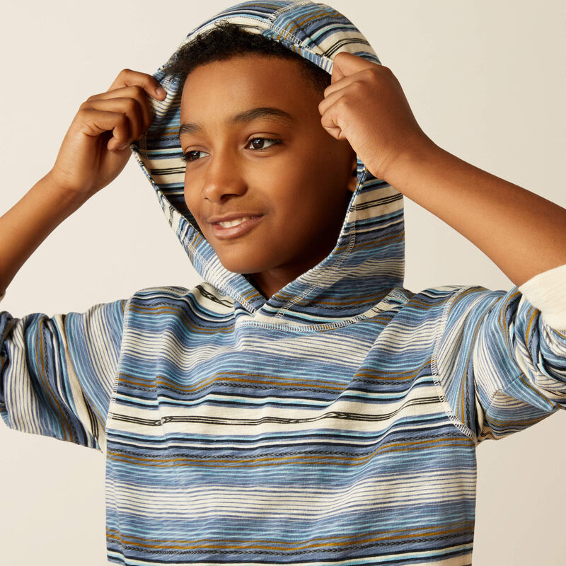 Ariat Boy's Bone White Retro Hoodie