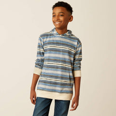 Ariat Boy's Bone White Retro Hoodie