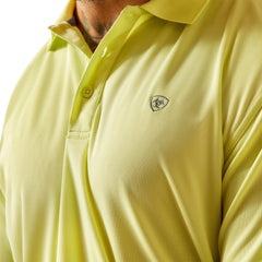 Ariat Mens VentTEK Lime Polo Shirt