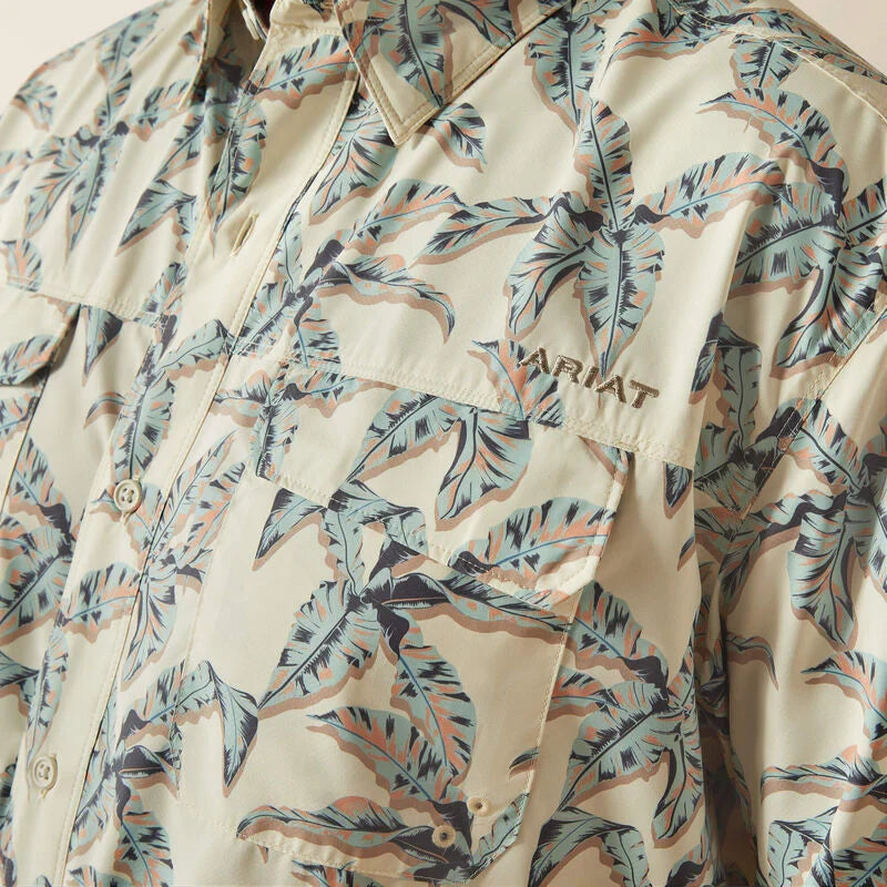 Ariat Men's VentTEK Papyrus Outbound Short Sleeve Shirt